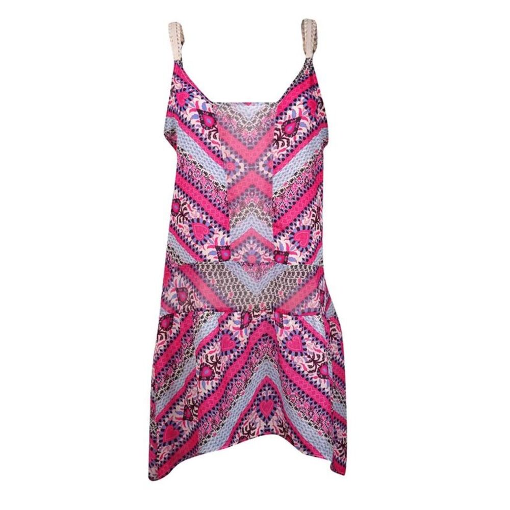 Becca by Rebecca Virtue Women's Printed Sleeveless Chiffon Coverup - Multi